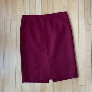 J. Crew Italian Stretch Wool Pencil Skirt